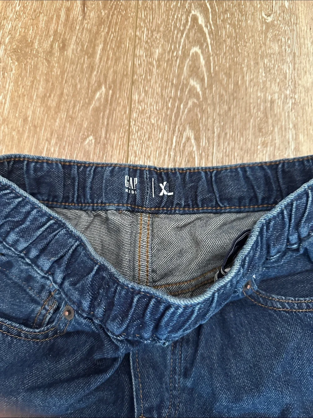 Gap Kids Easy Baggy Taper Jeans Dark Wash Size XL NWT